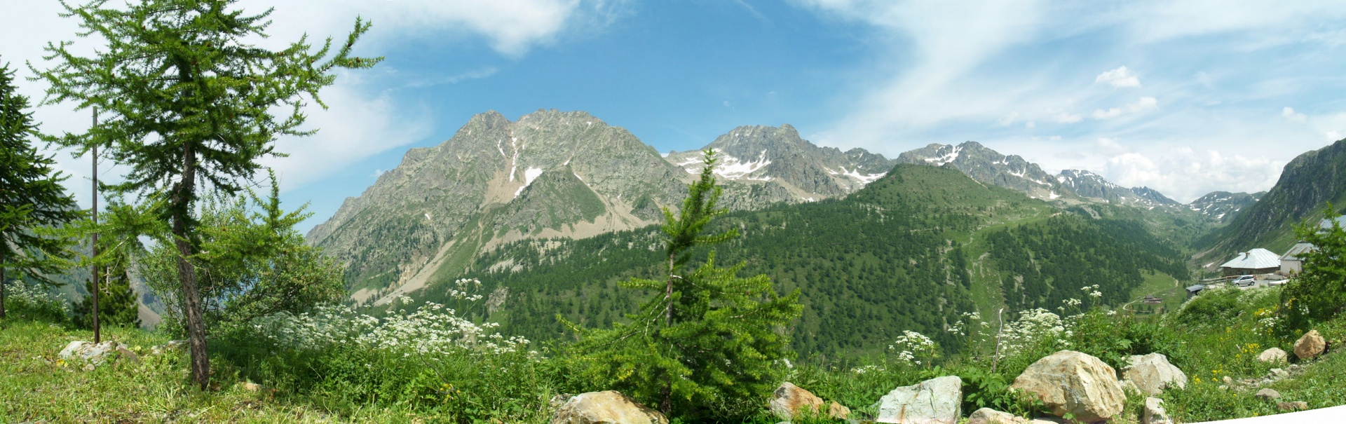 mountain alpine landscape green free photo