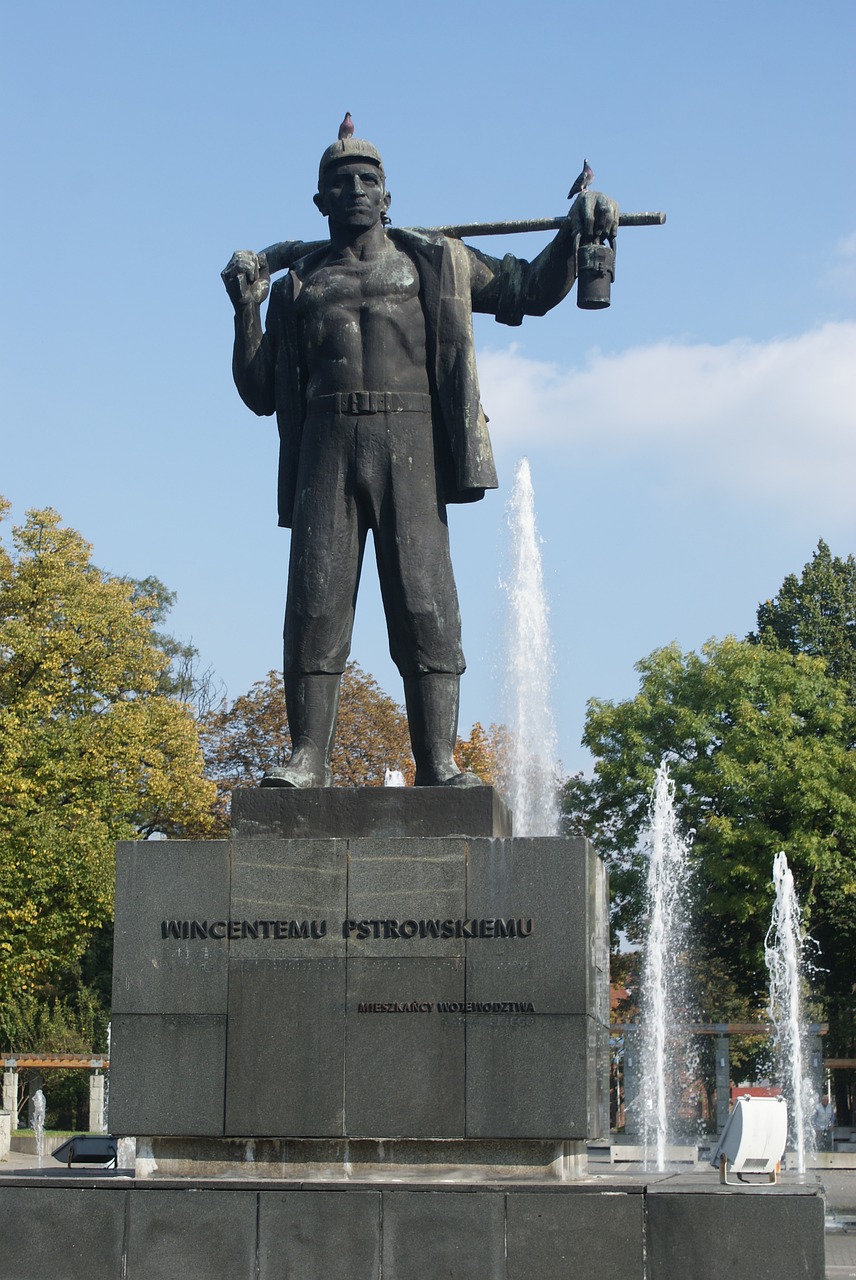 vincent pstrowski zabrze pstrowskiego monument in zabrze free photo