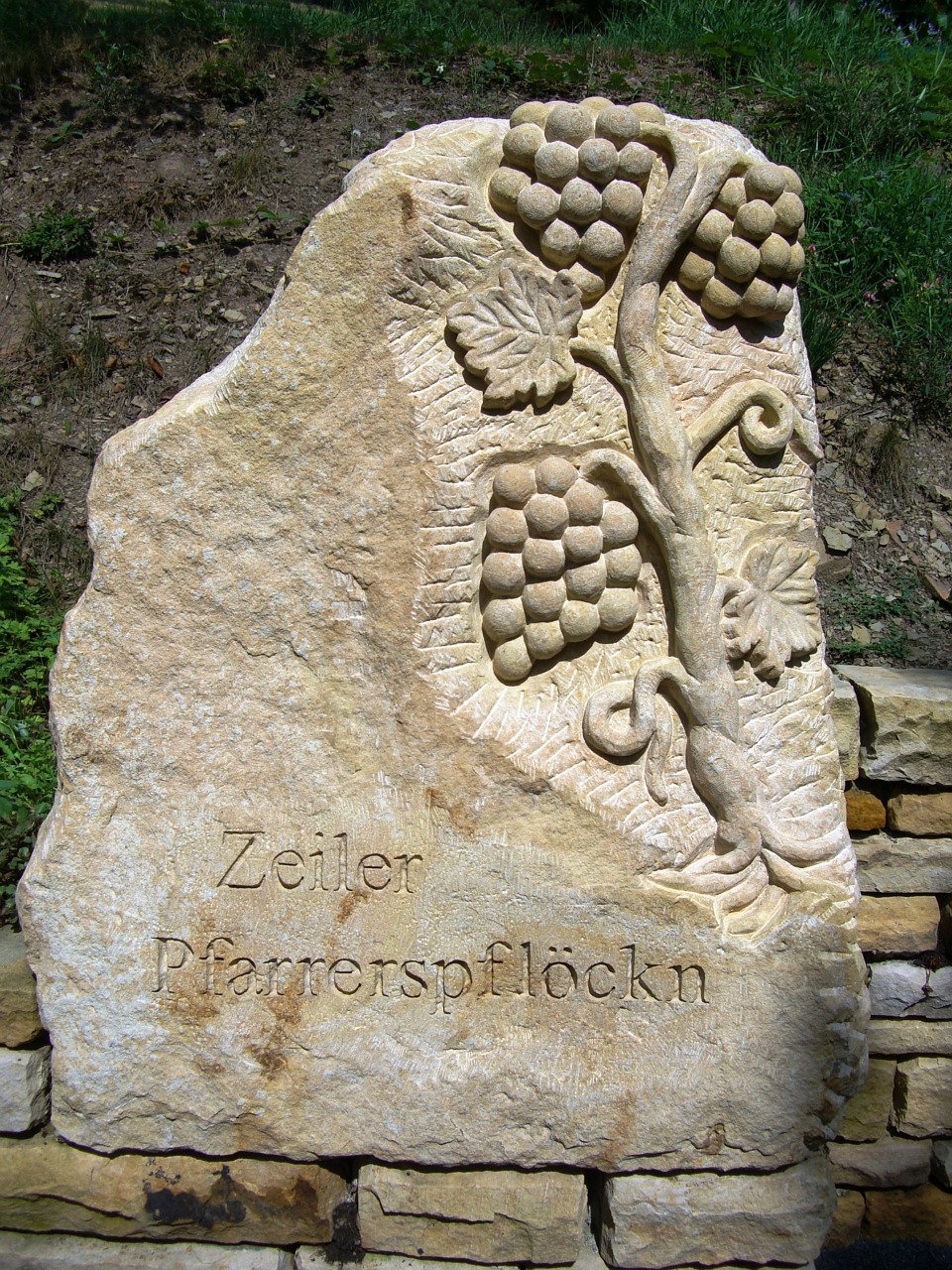 vineyard relief stone free photo