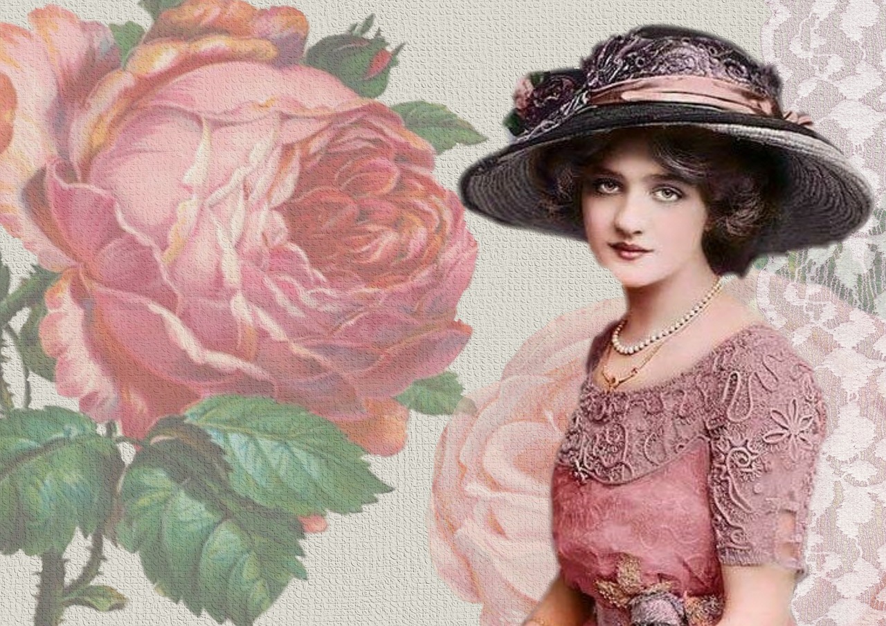 vintage actress collage free photo