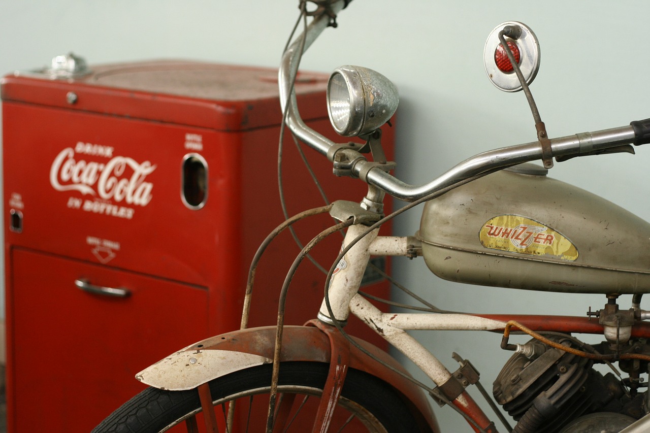 vintage bike coca-cola free photo