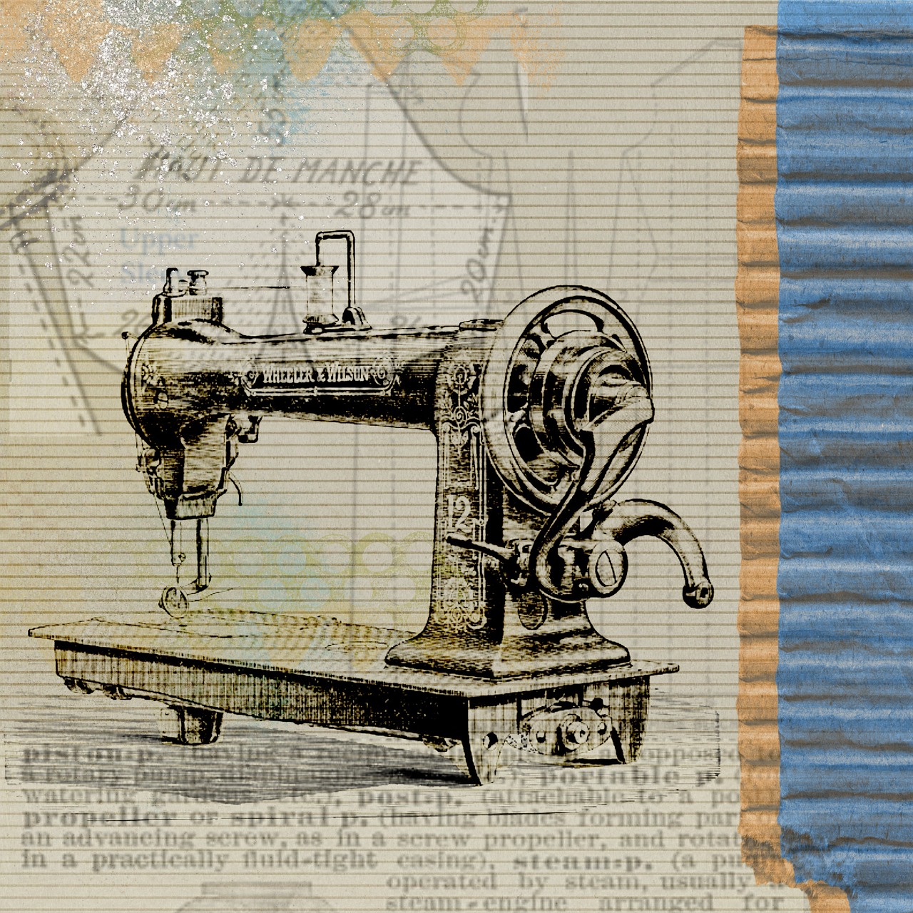 sewing machine vintage free photo