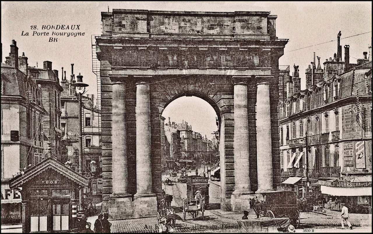 vintage arc de triomph france free photo