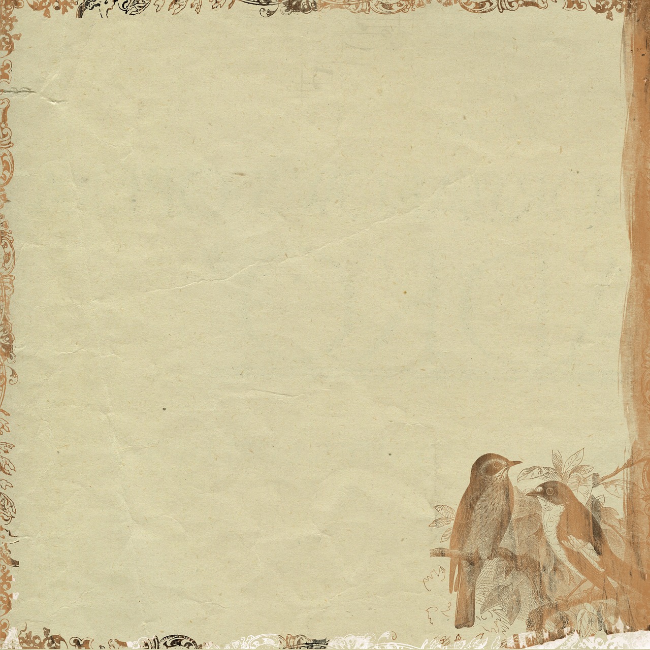 Parchment Paper Template Background