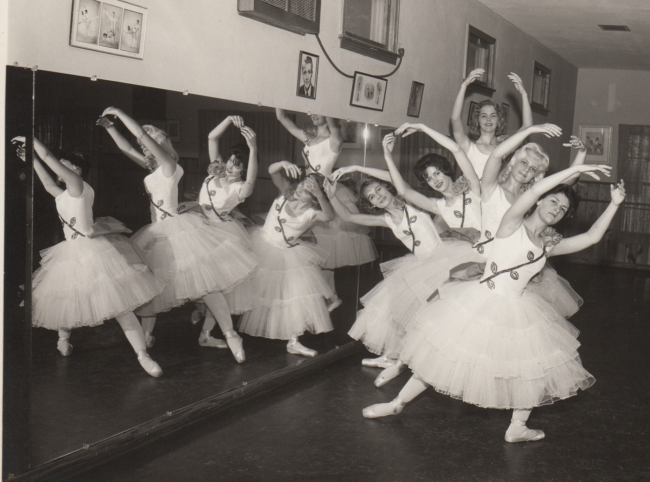 vintage retro ballet free photo