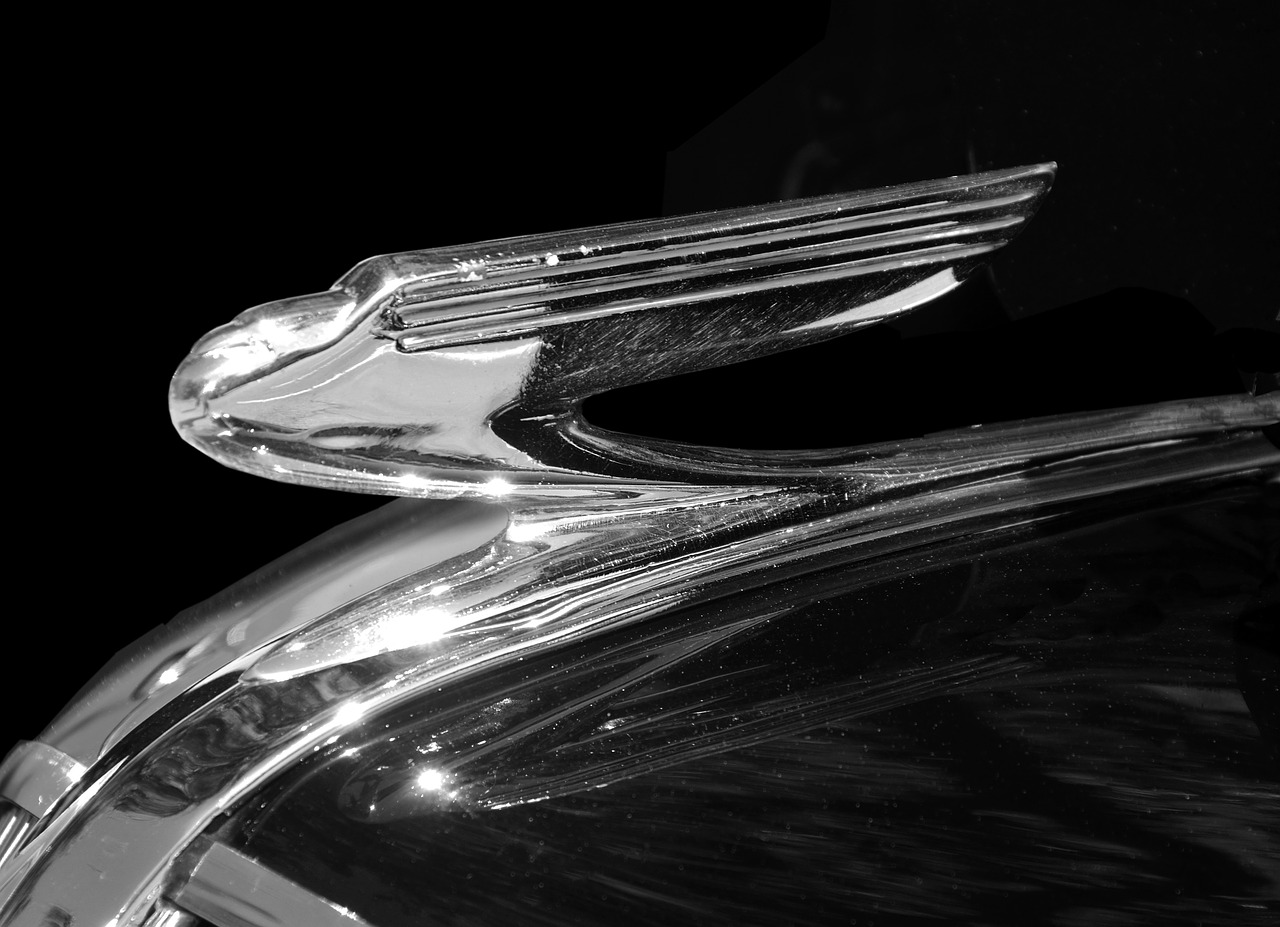 vintage hood ornament antique free photo