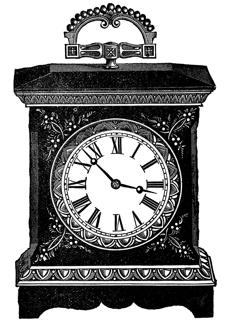 vintage antique clock free photo