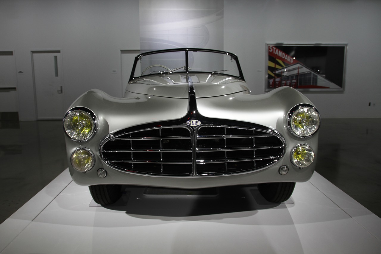 vintage car petersen automotive museum free photo