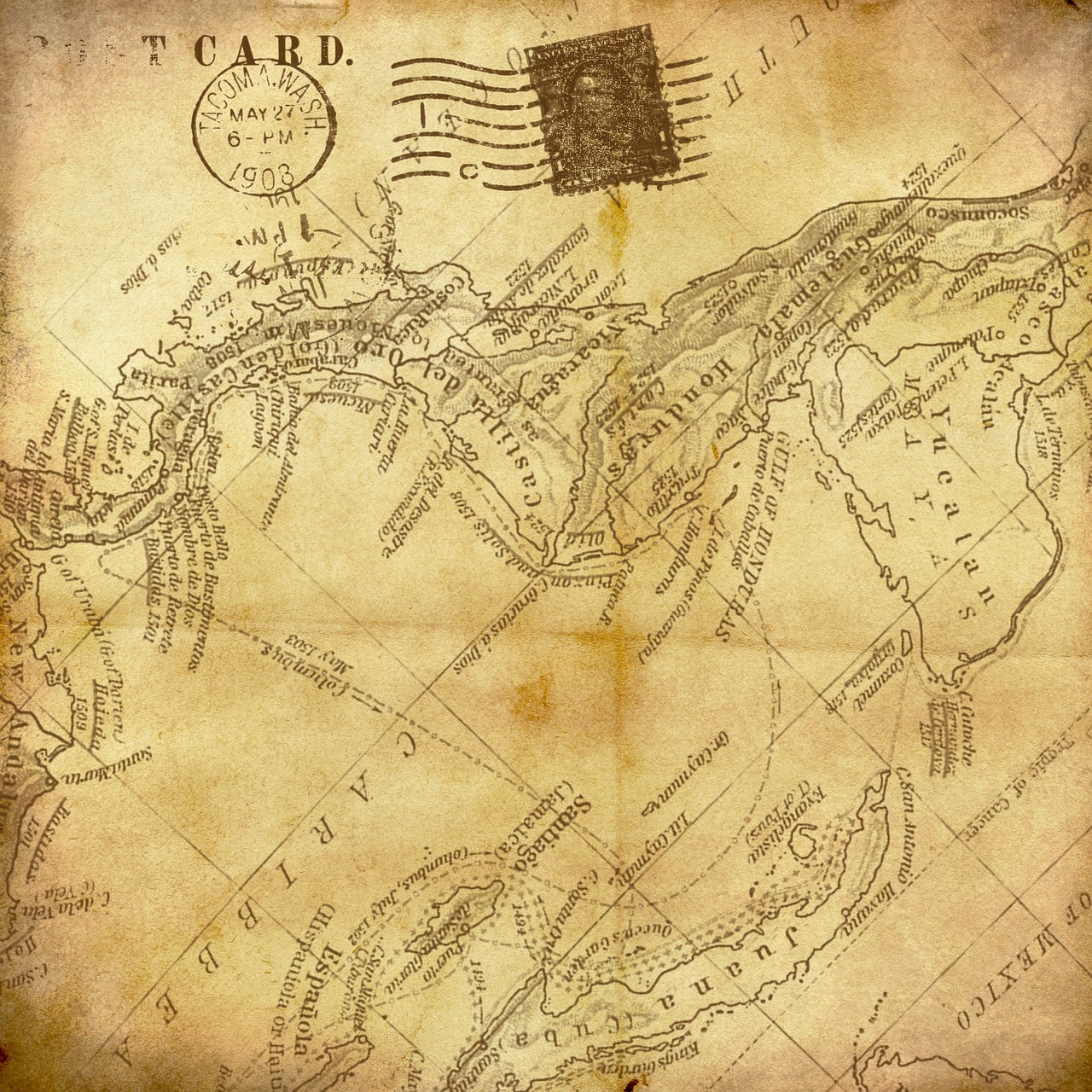 vintage map background free photo