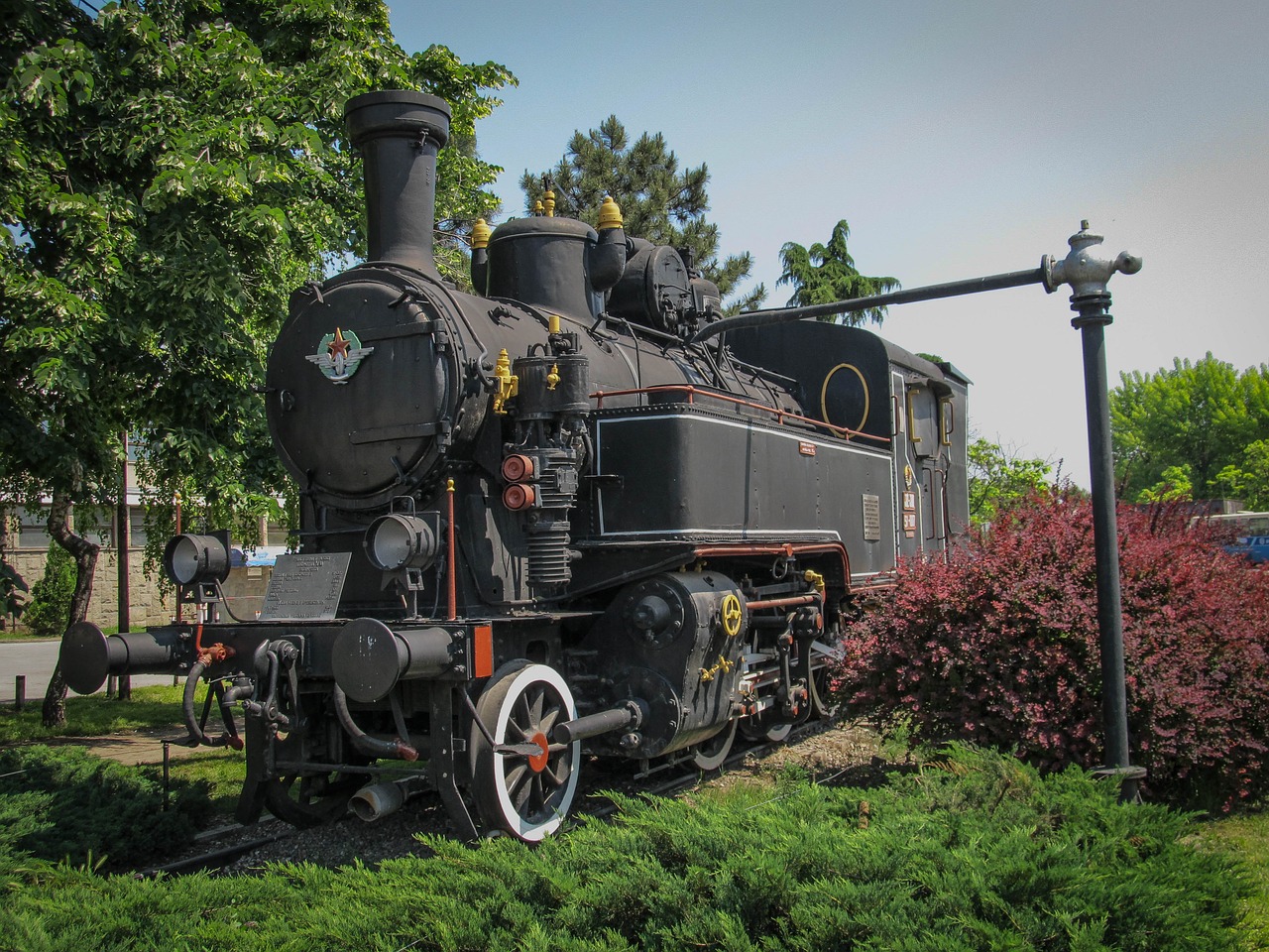 vintage train locomotive free photo