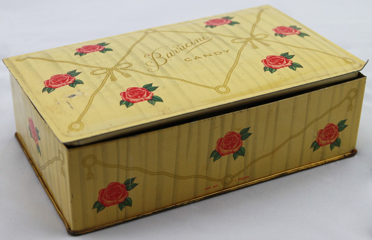 vintage candy box candy box antique free photo