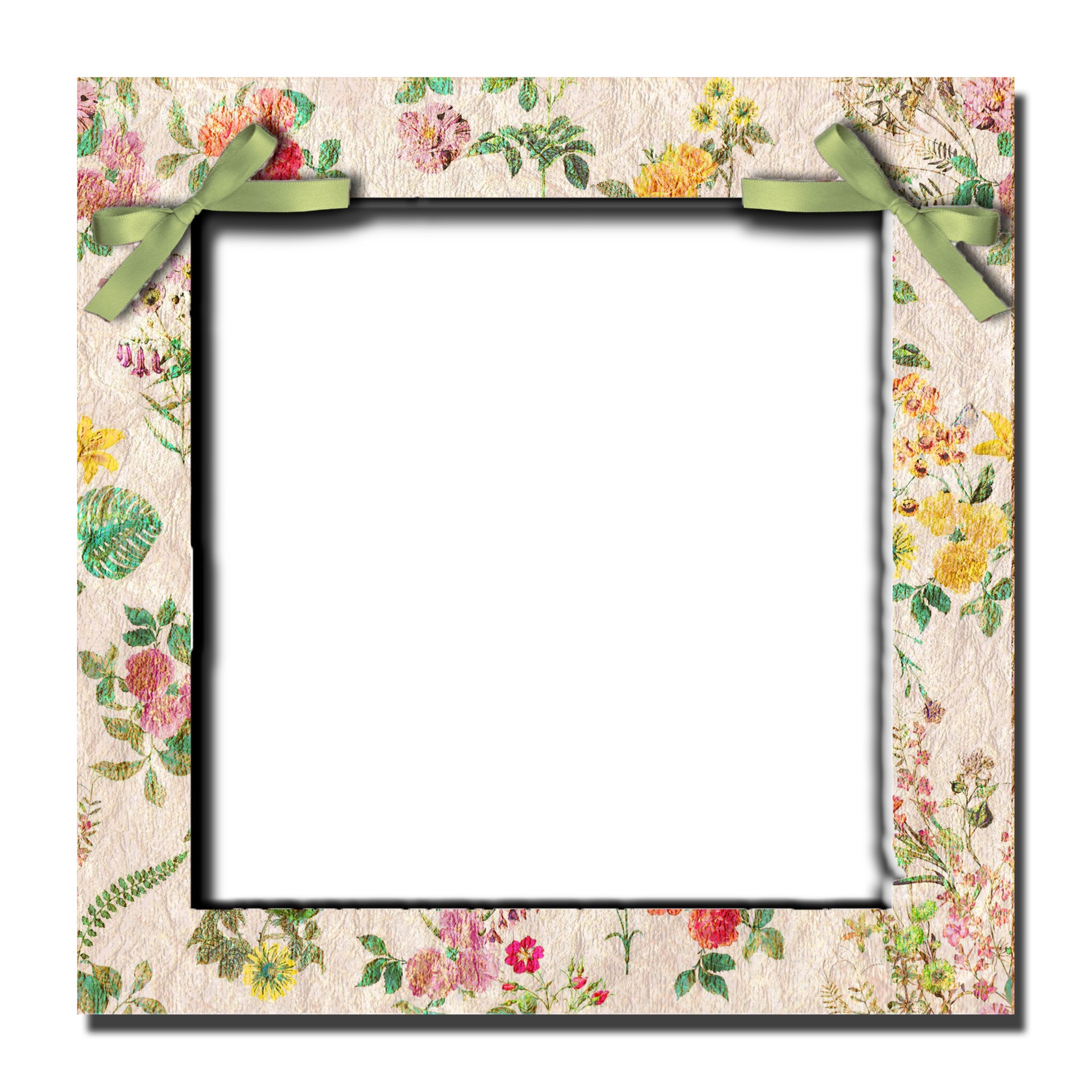 vintage frame floral free photo