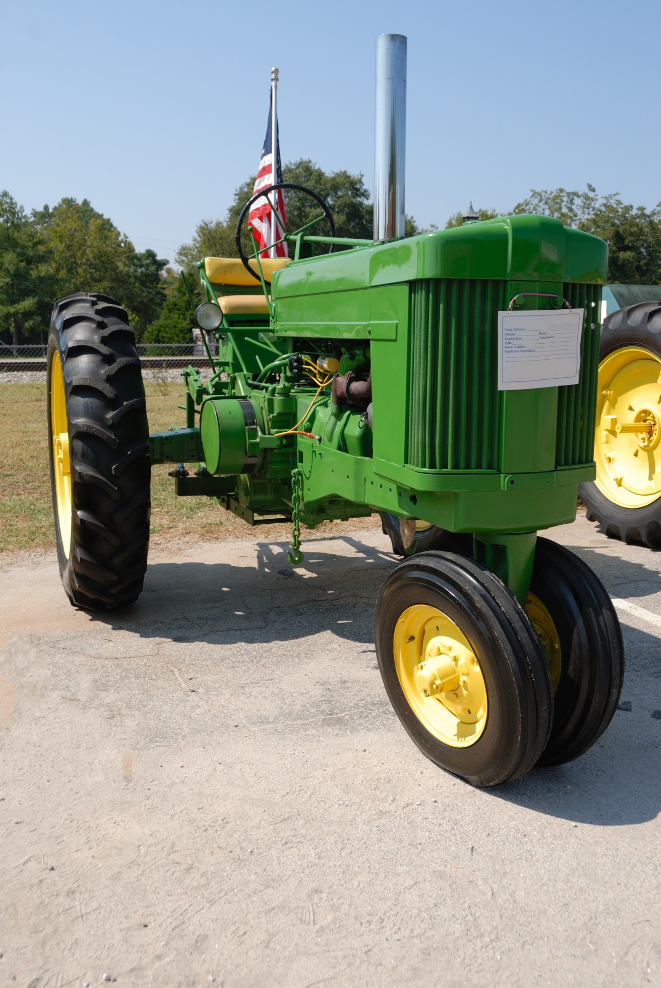vintage green tractor free photo