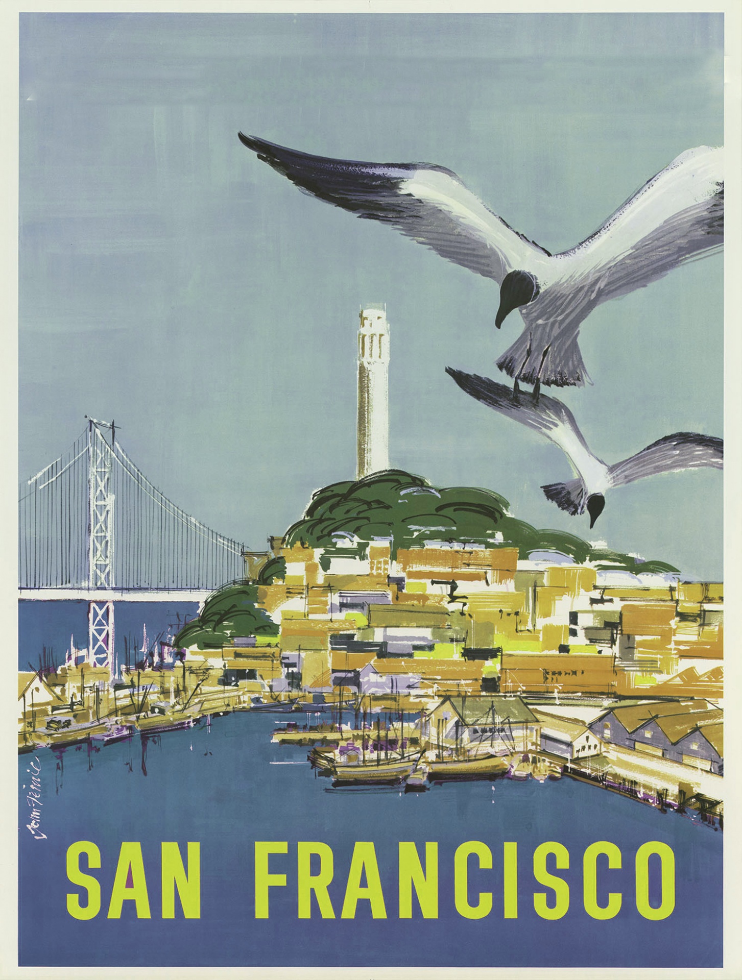 vintage poster coit free photo