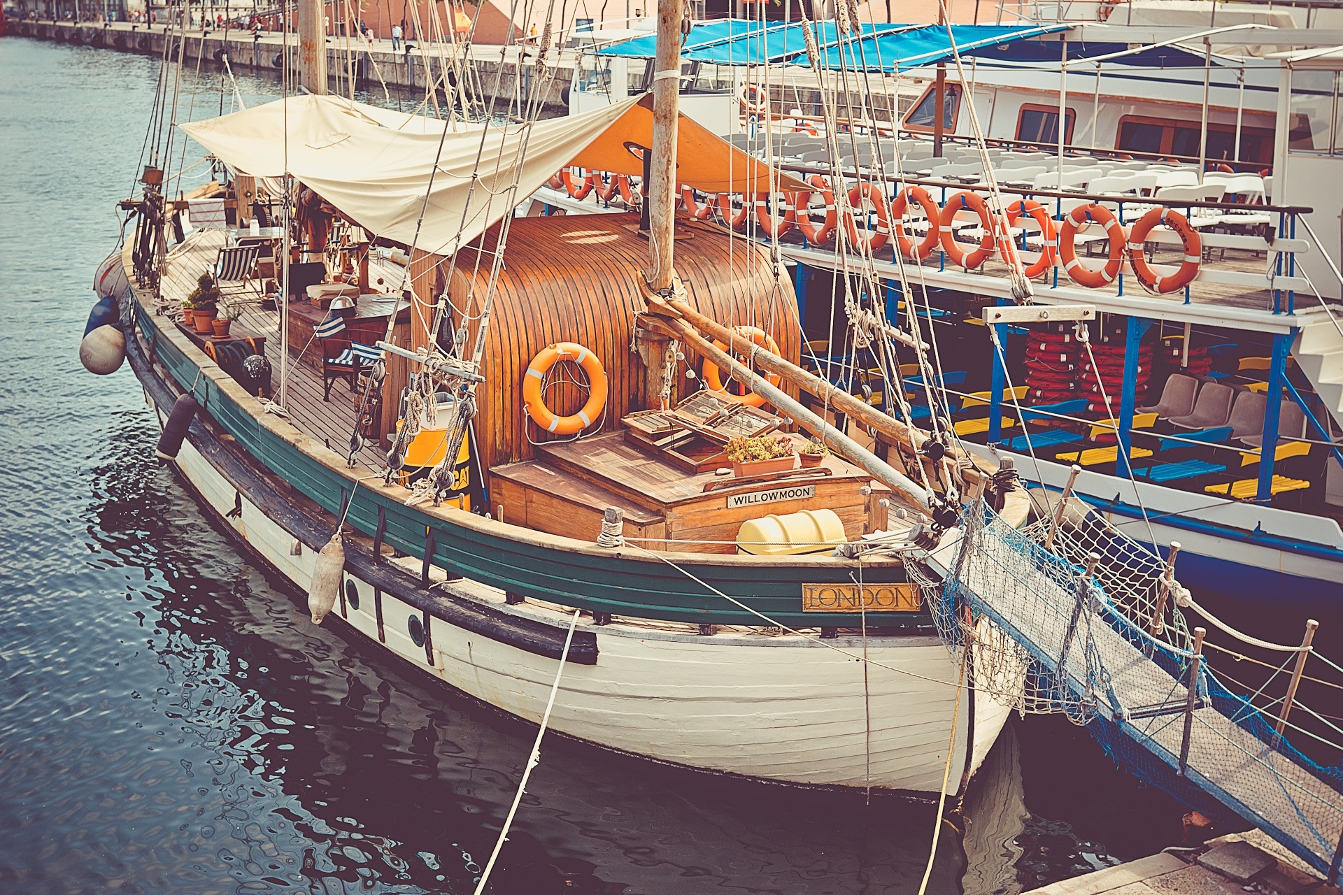 boat harbor historic free photo