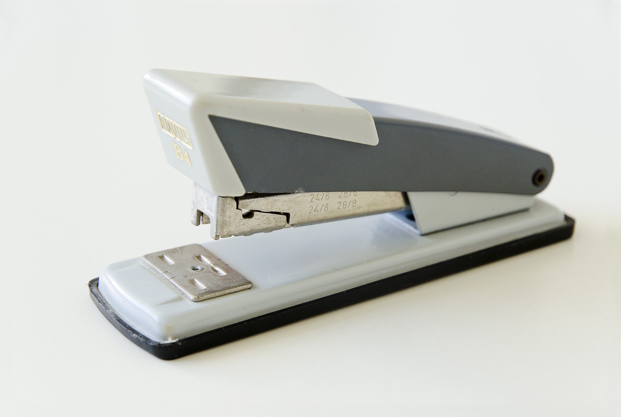 vintage stapler staple machine staples free photo
