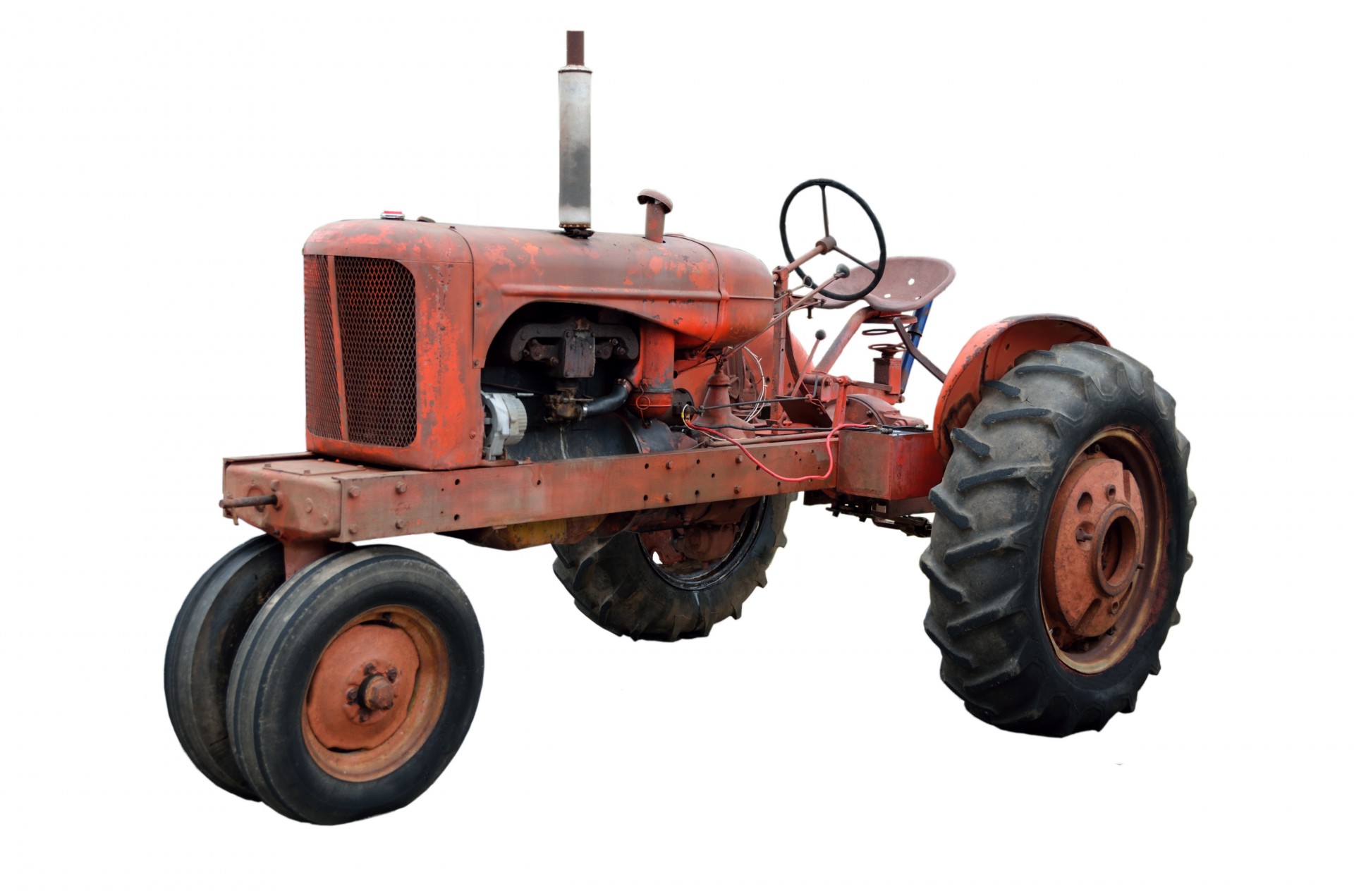 old vintage tractor free photo