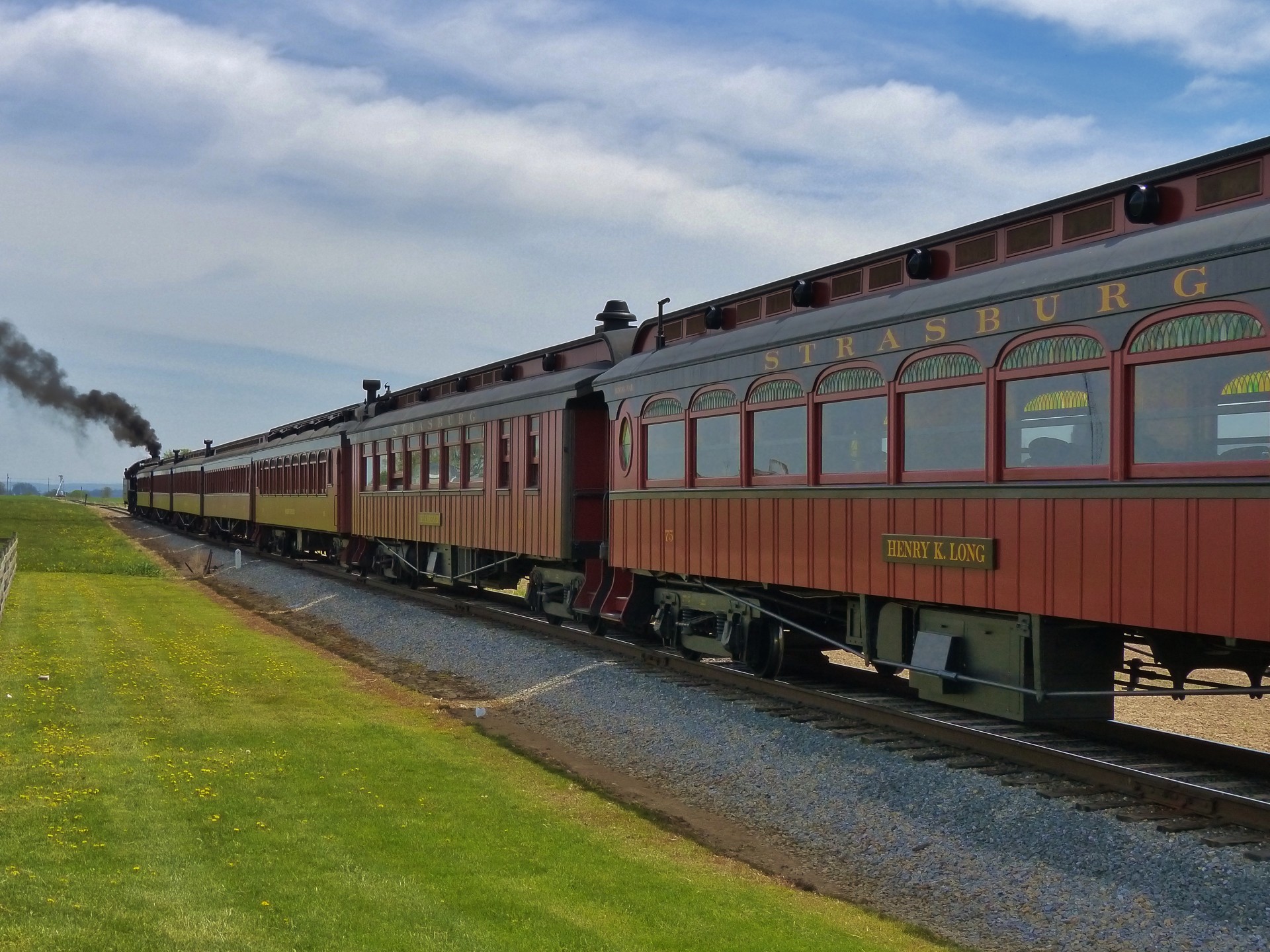 train strasburg railroad free photo