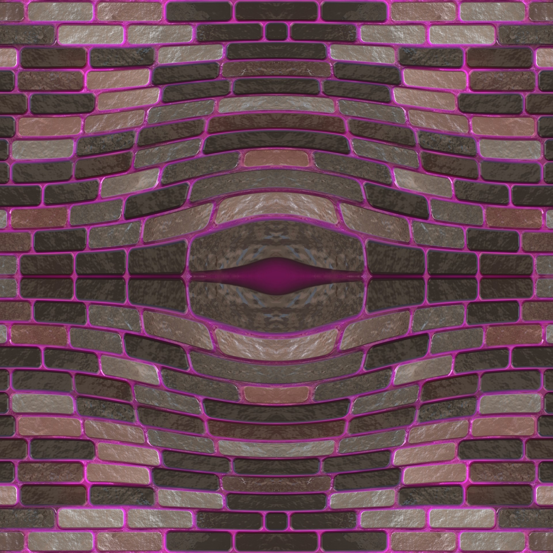 violet bricks bulge free photo