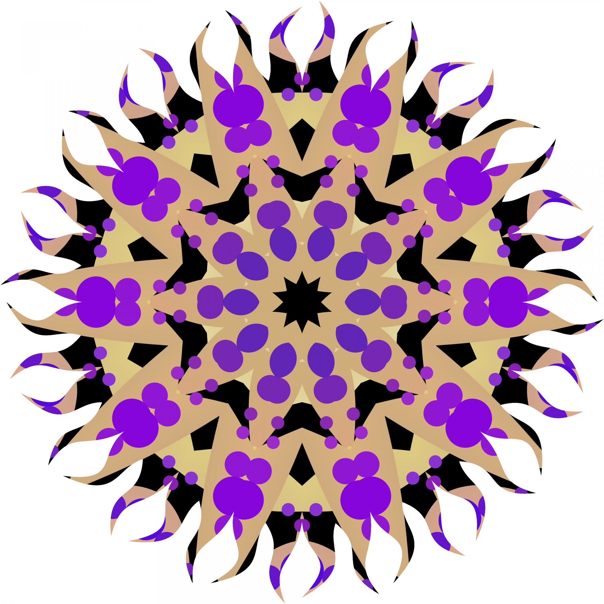 violet kaleidoscope abstract free photo