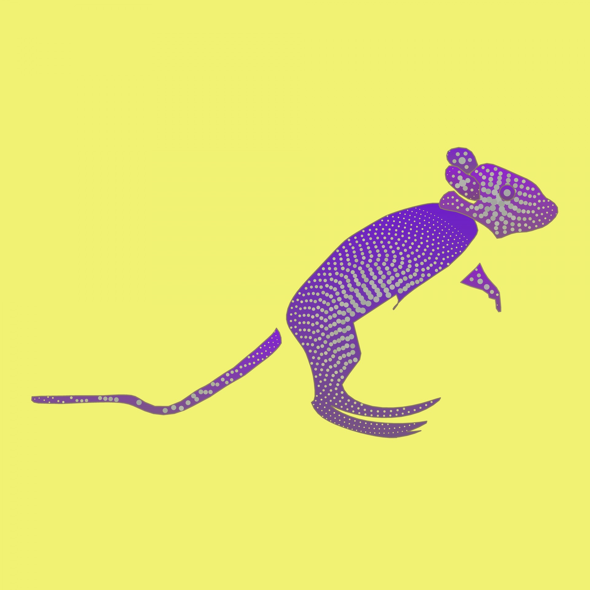 violet fractal mouse free photo