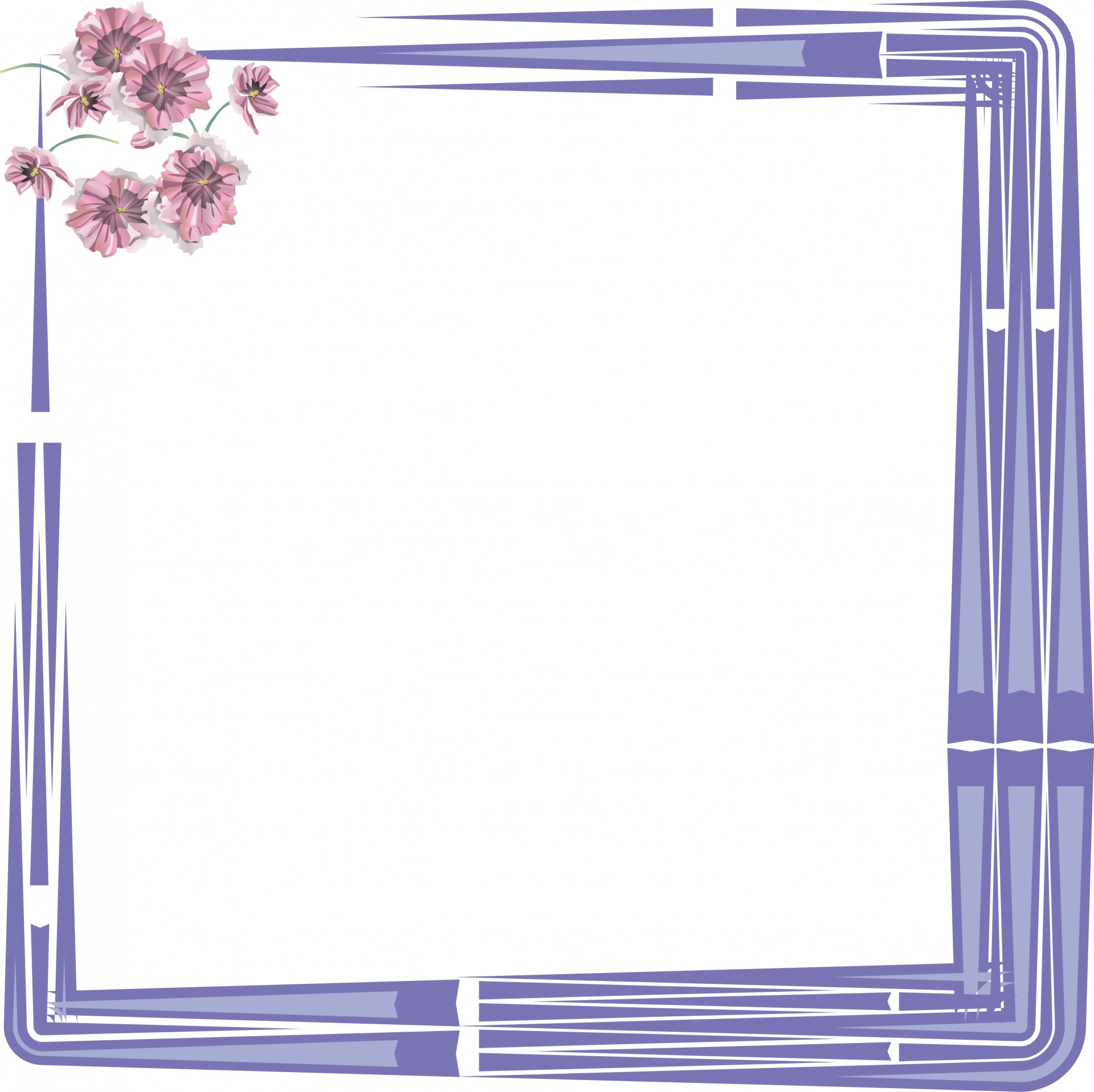 frame violet deco free photo