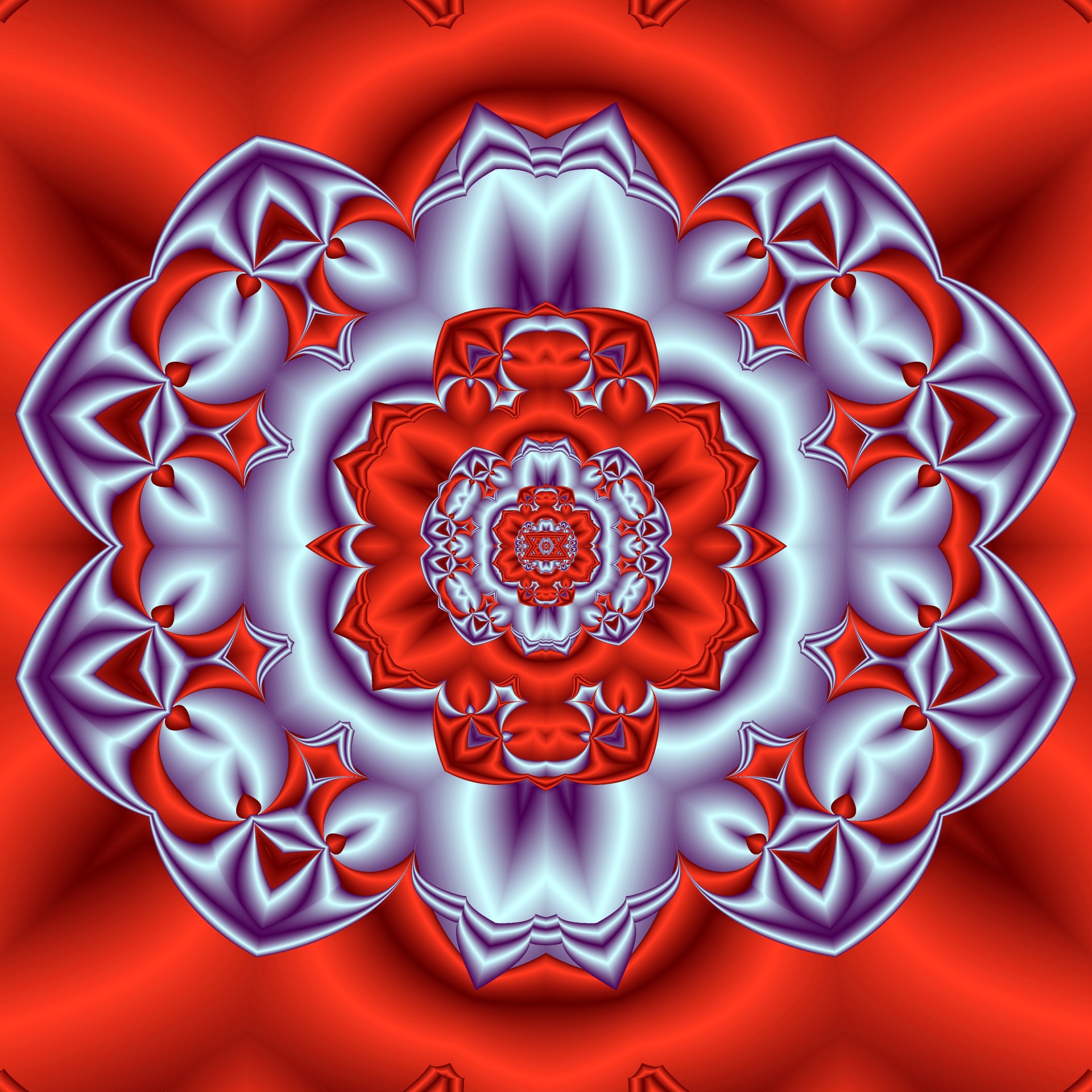 fractal drawing symmetric free photo