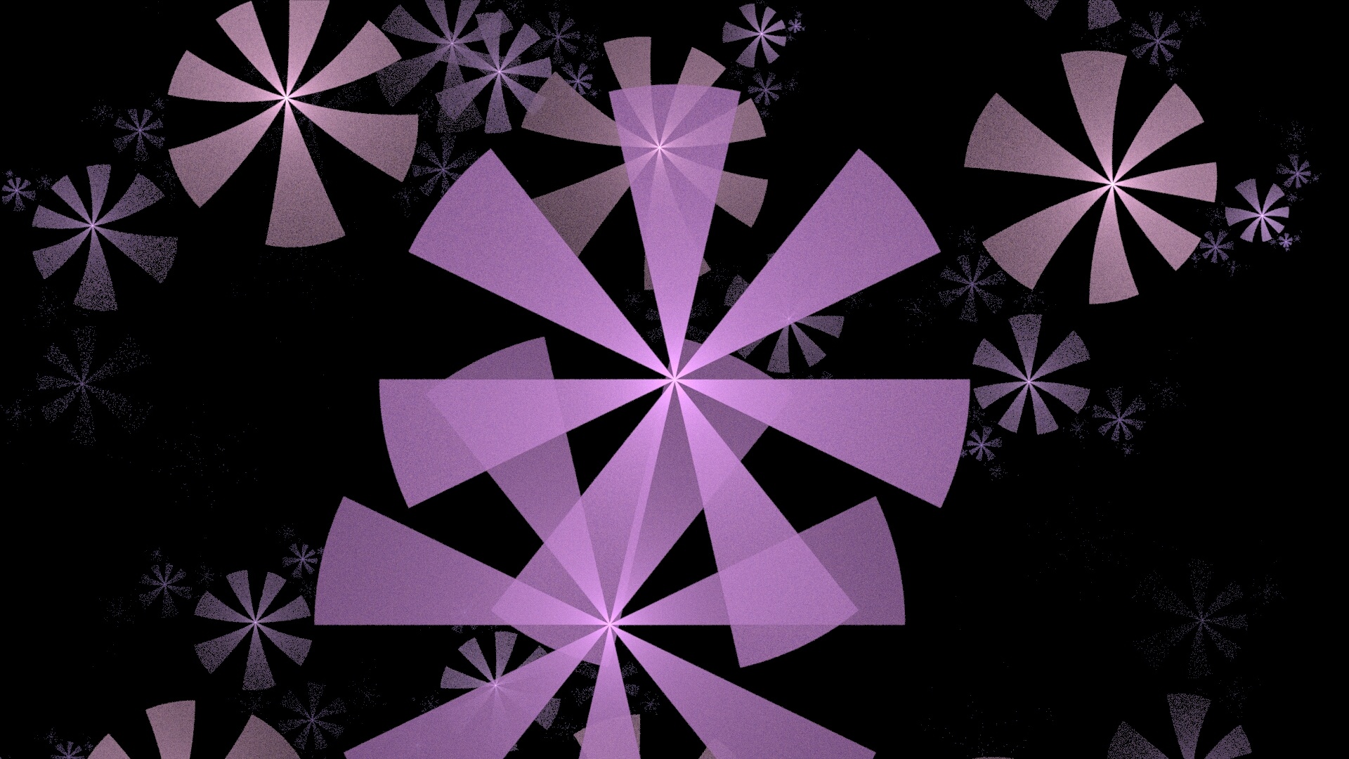 violet snowflakes fractal free photo