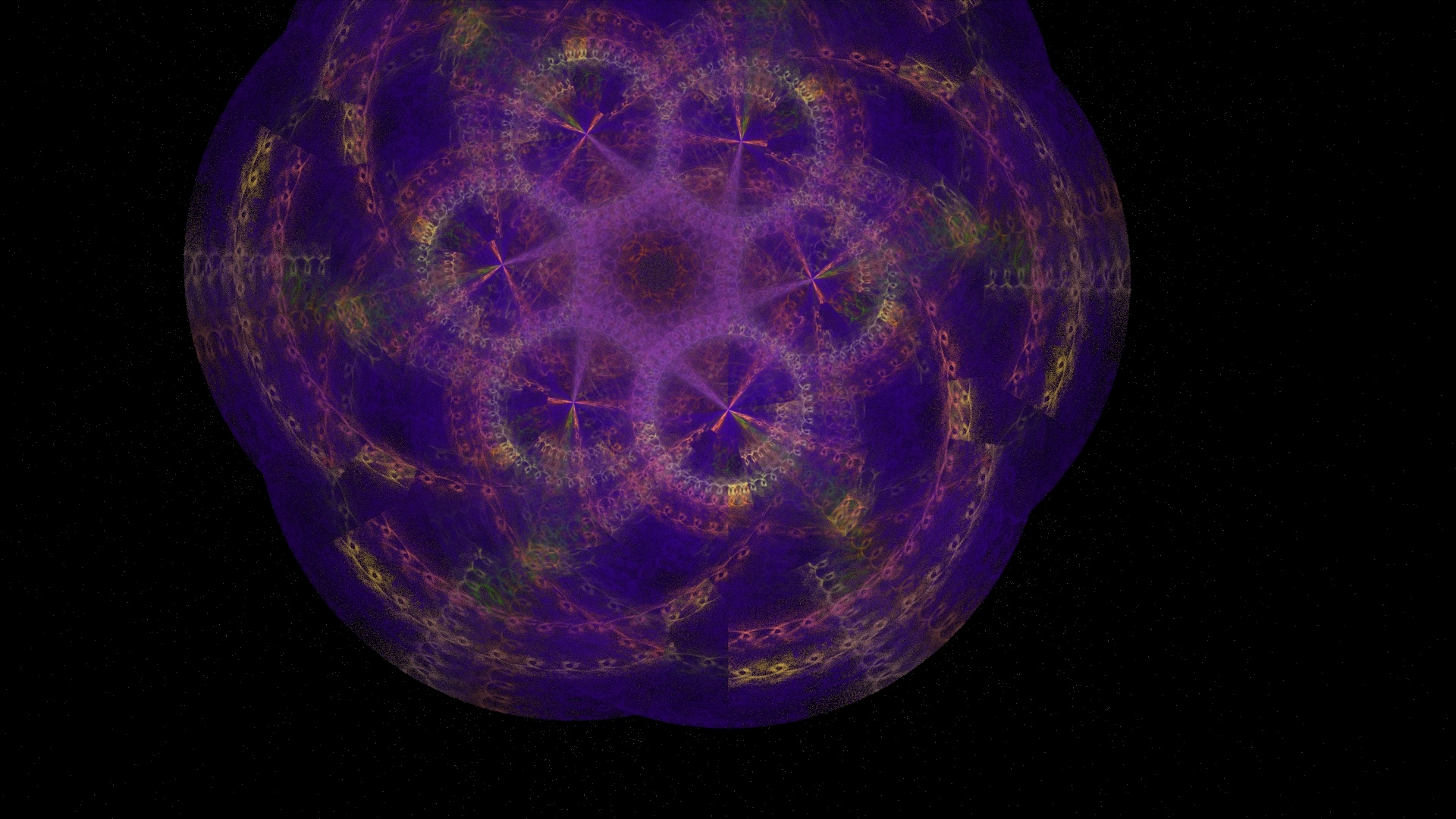 3d violet spheres free photo