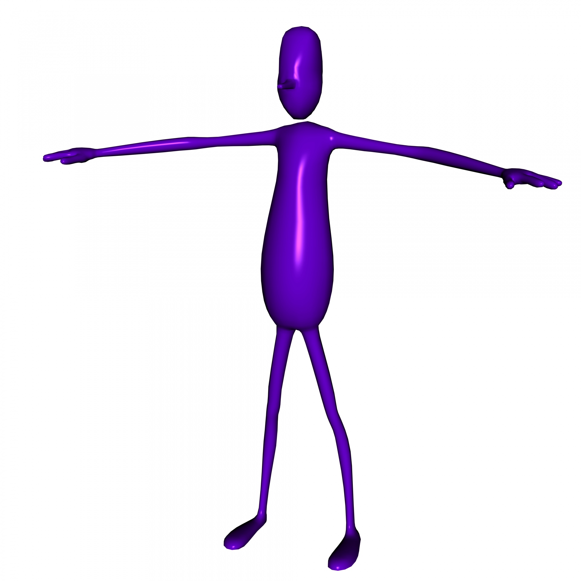 violet figure called free photo