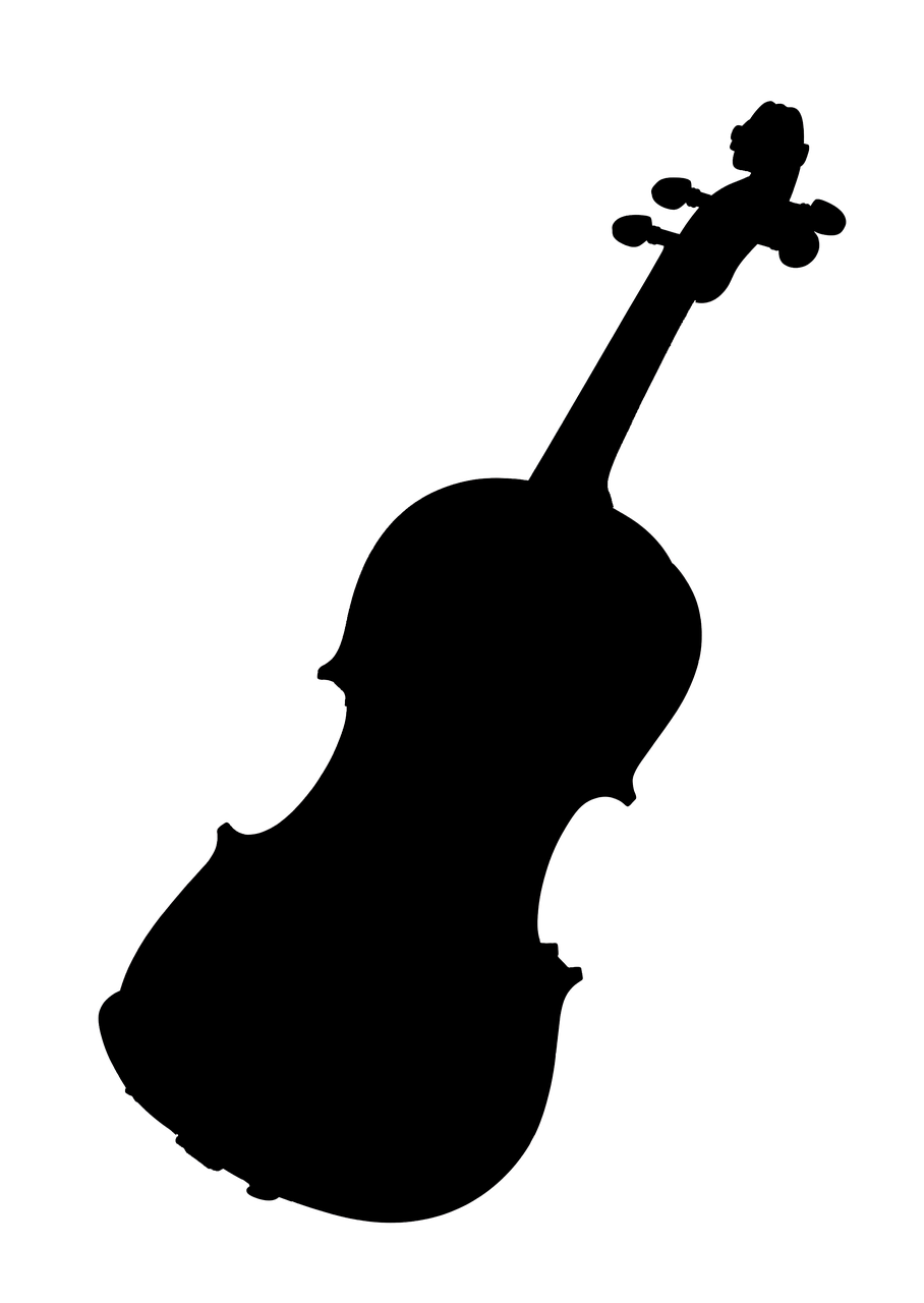 violin outlines musical instrument free photo