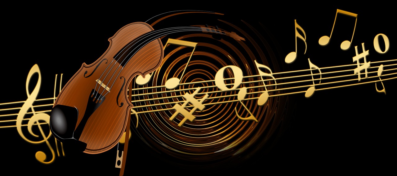 violin abstract music free photo