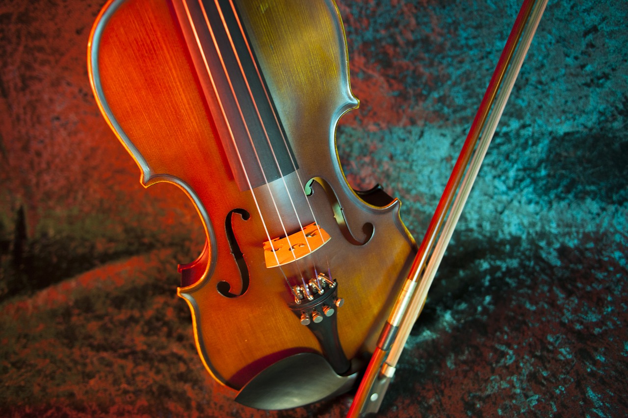 violin instrument bow free photo