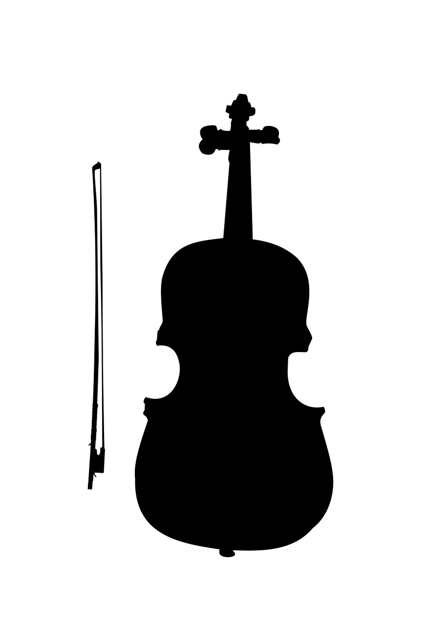 violin viola illustration free photo