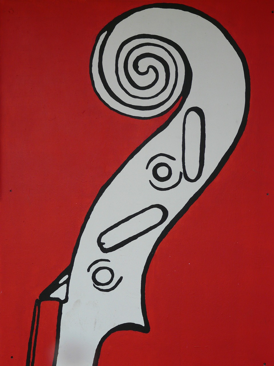 violin snail mural free photo