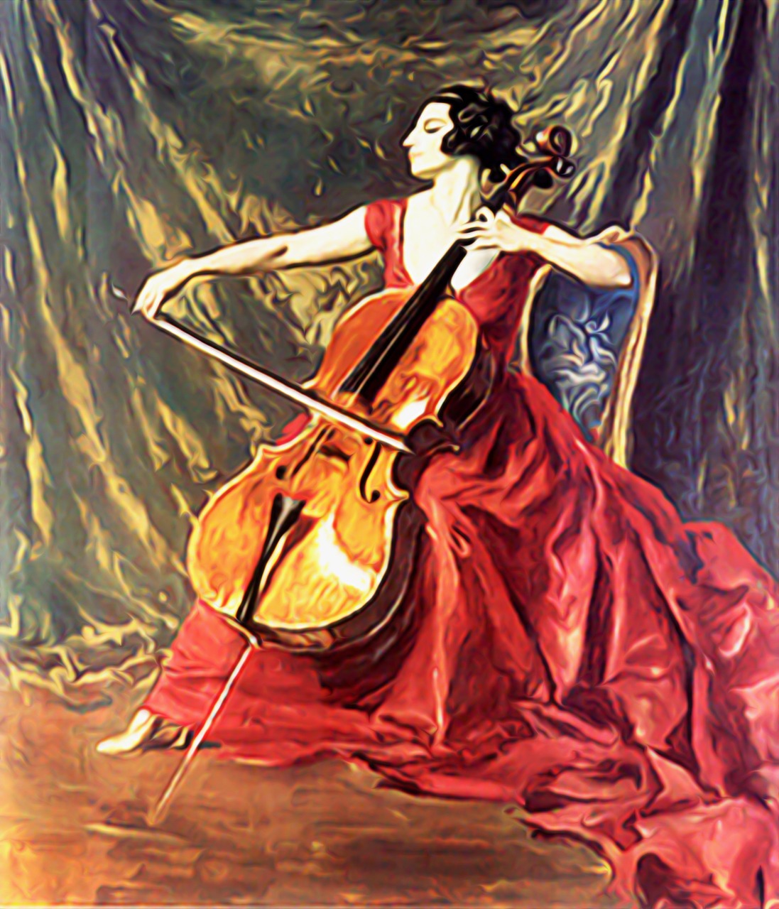 violin music woman playing violin free photo