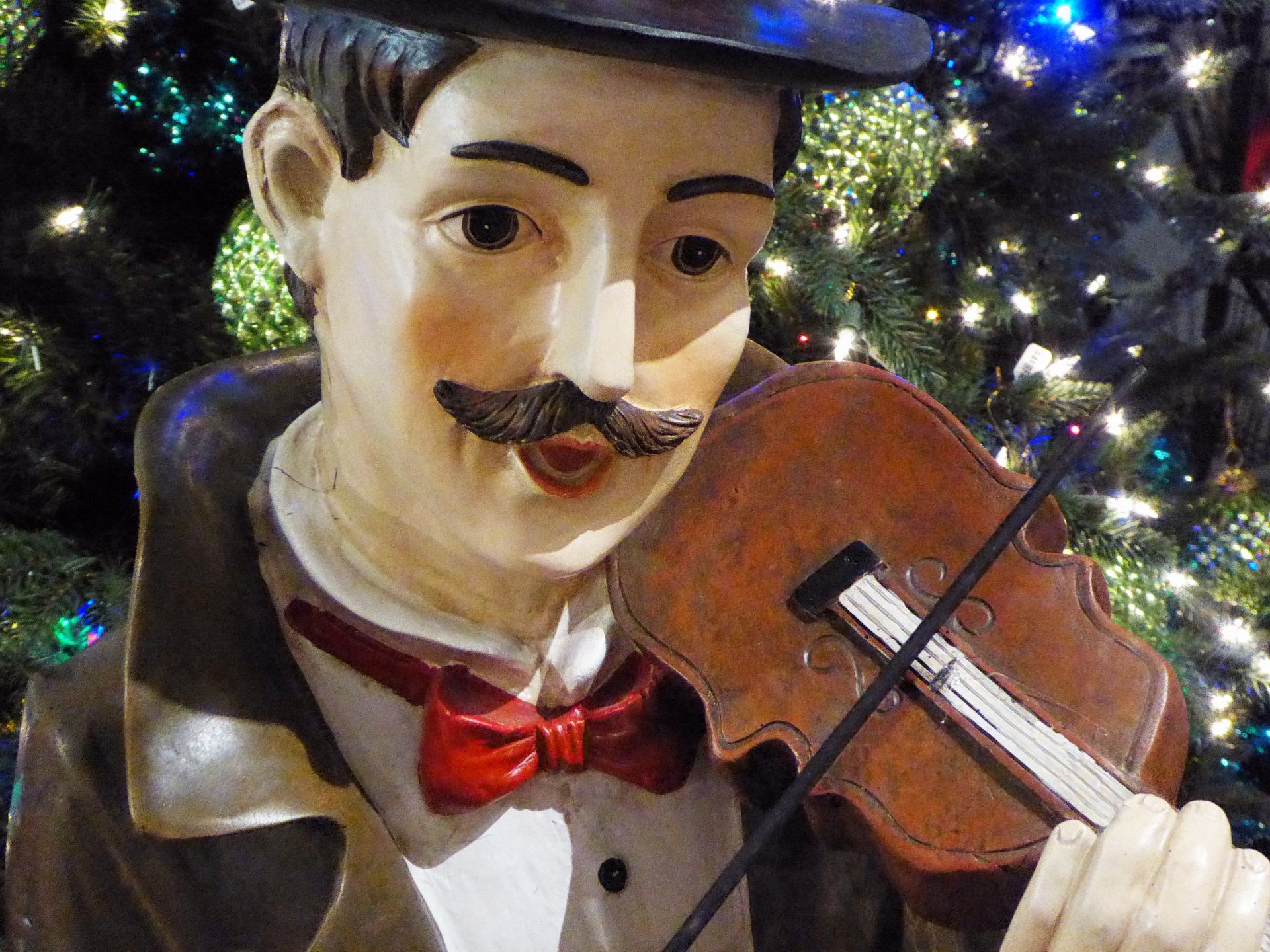 christmas violin violinist free photo