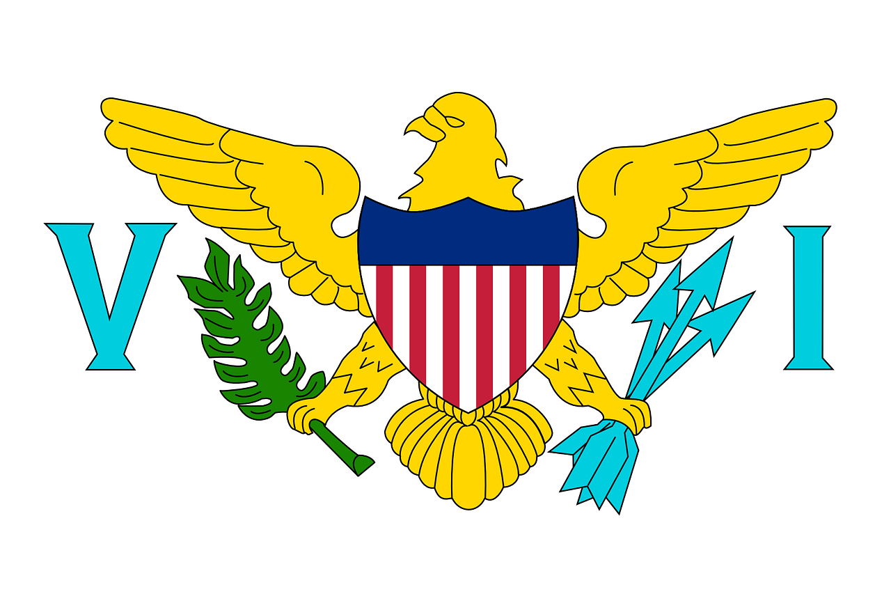 virgin islands united states flag free photo