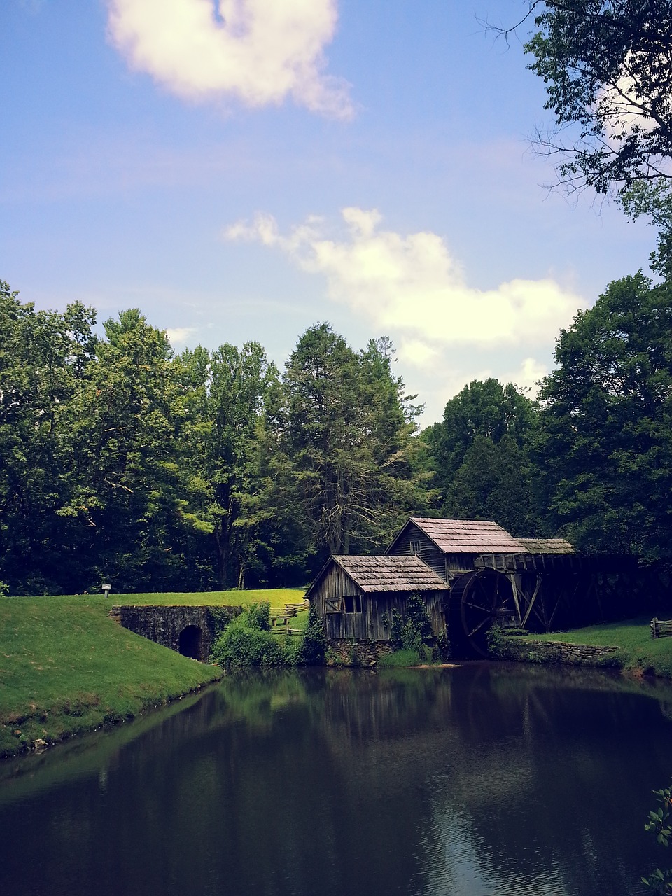 virginia mill pond free photo
