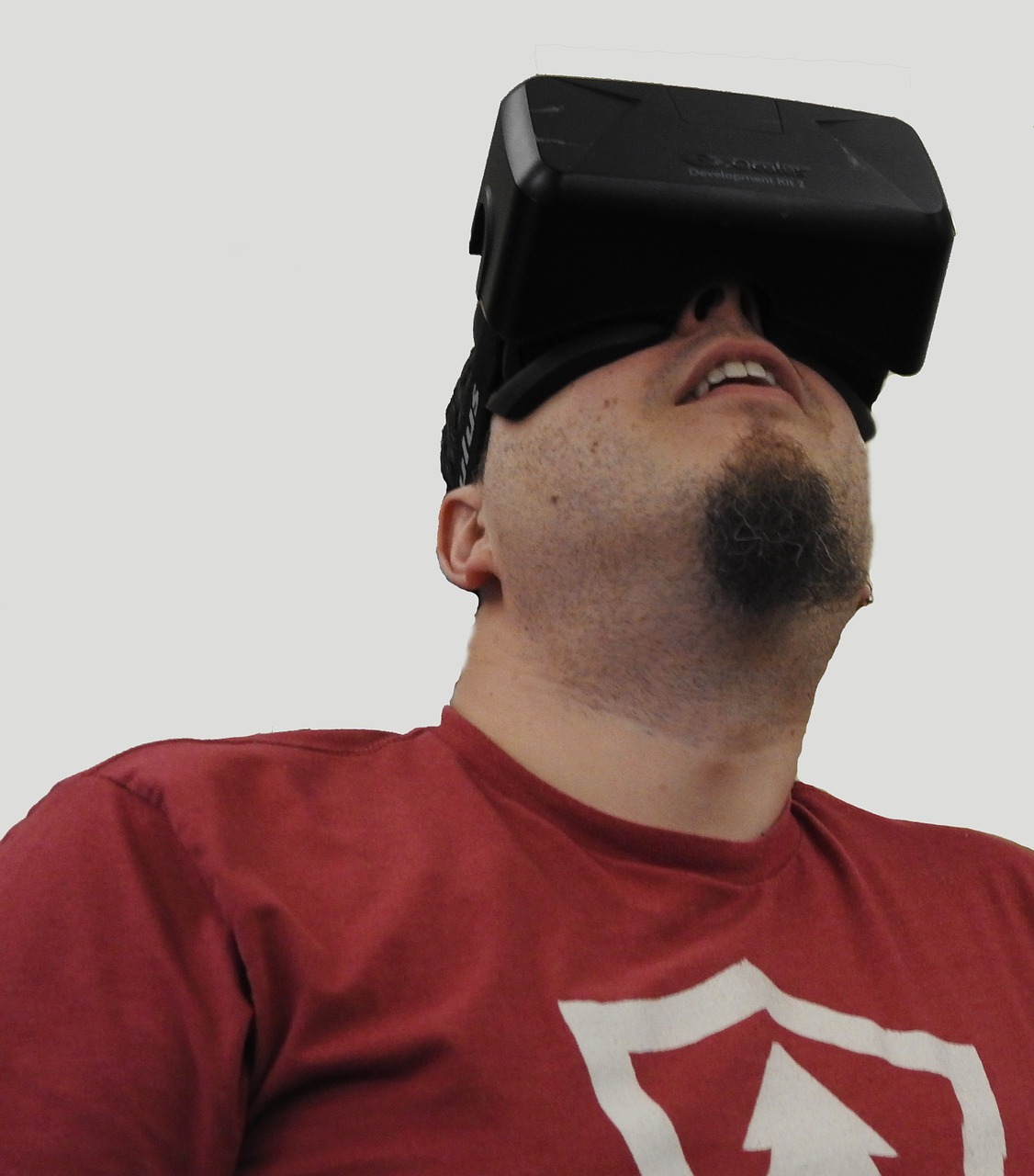 virtual reality man device free photo