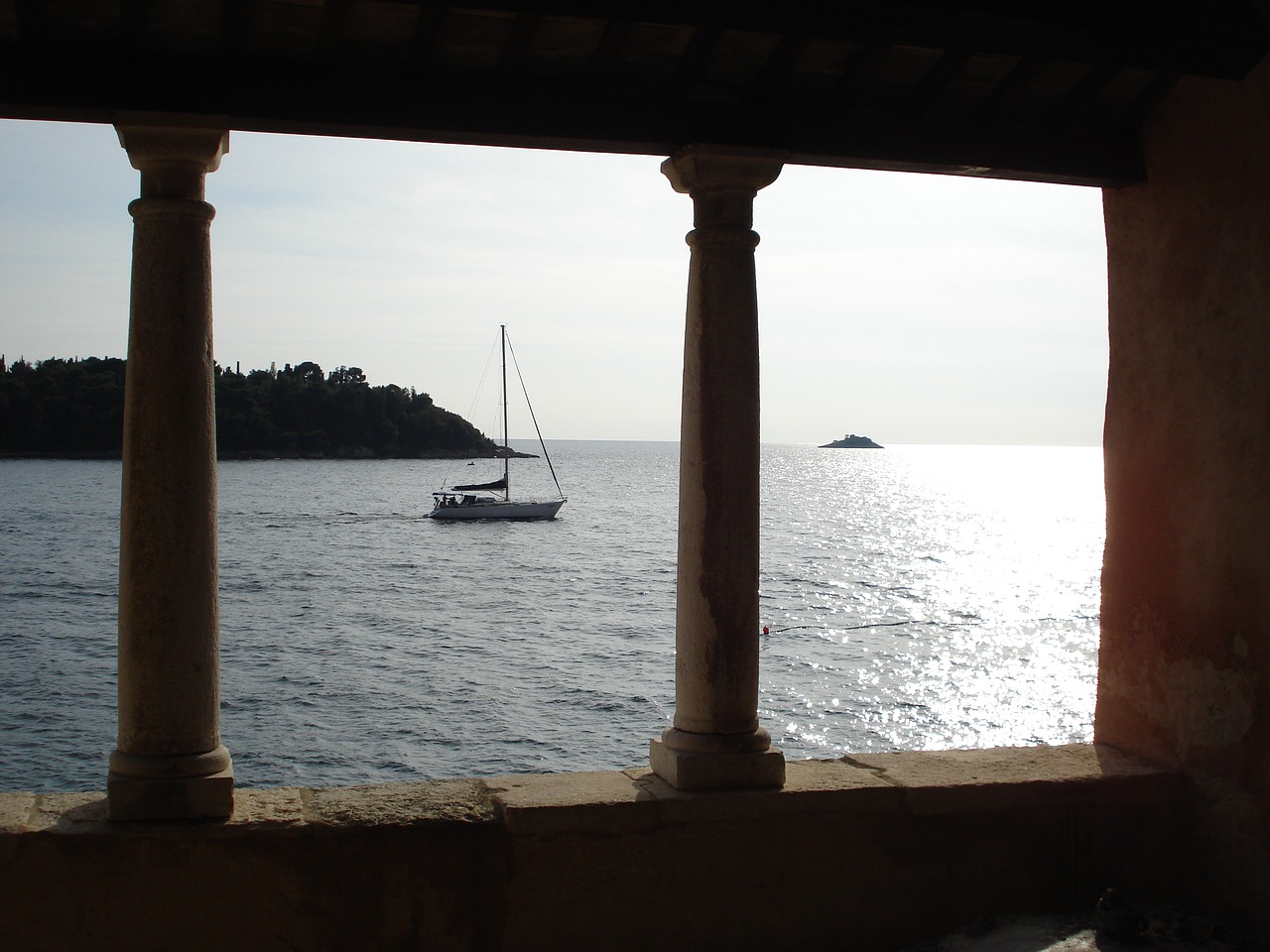 vista from the window in porec free photo