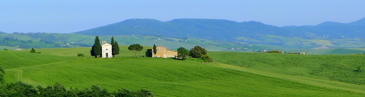 vitaleta tuscany landscape free photo