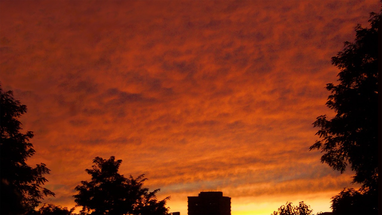 vivid sky clouds free photo