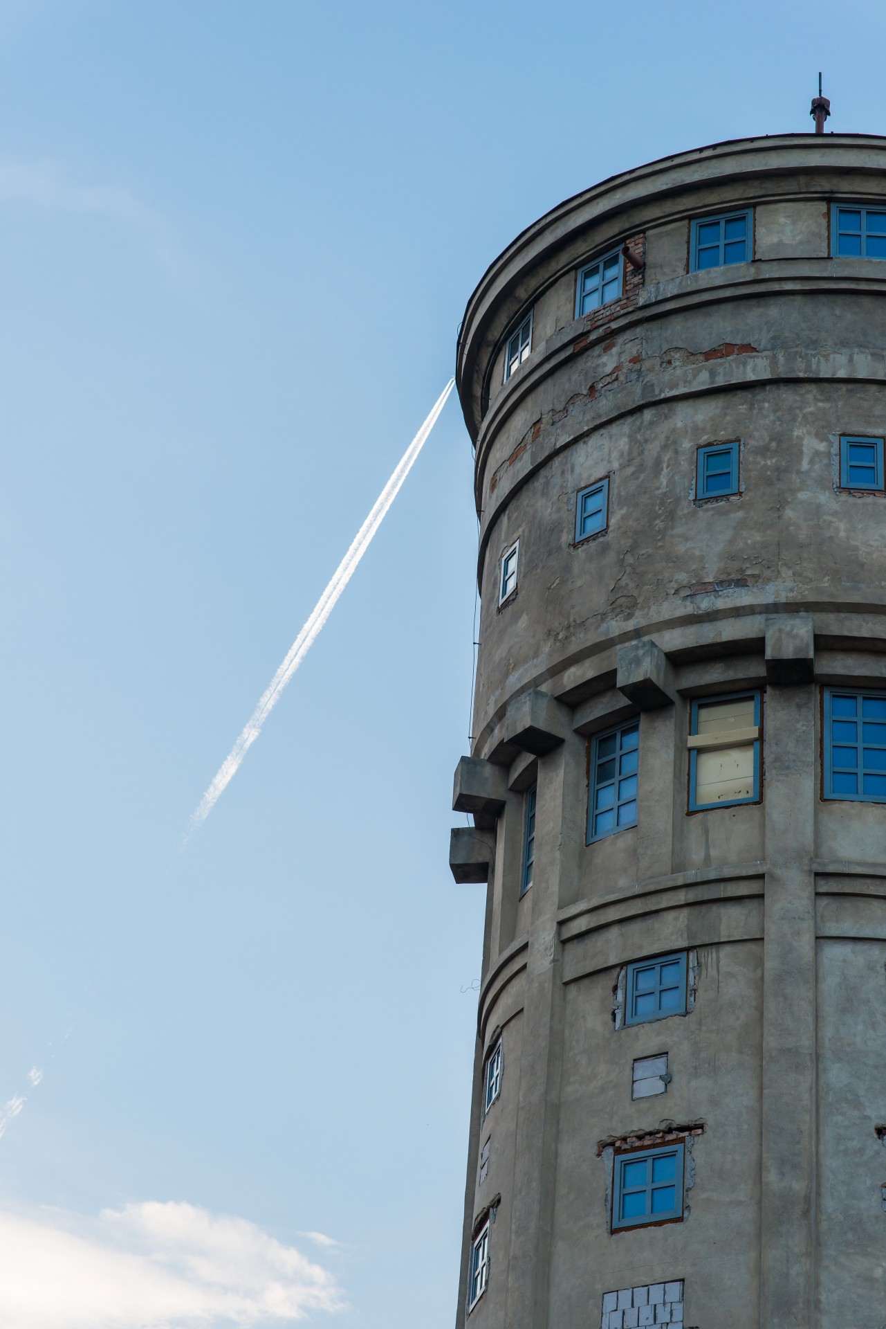 detail water tower sky free photo