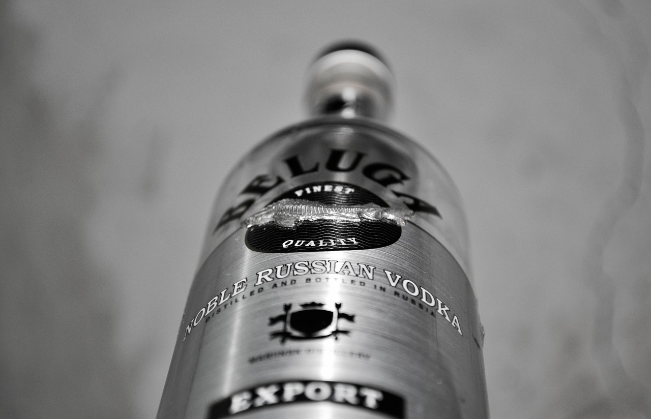 vodka bottle beverage free photo