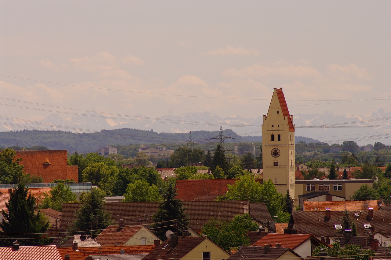 vöhringen view church free photo