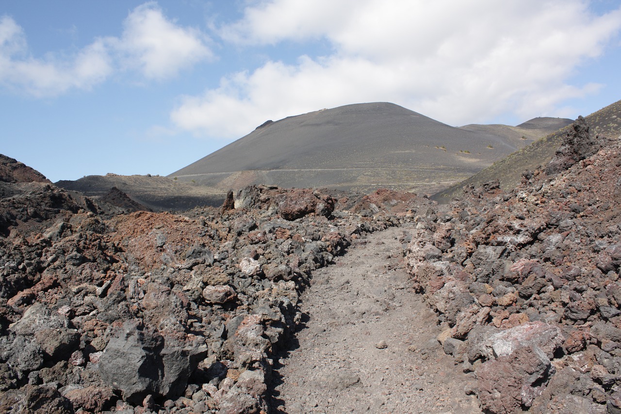 volcanic landscape landscape landscapes free photo