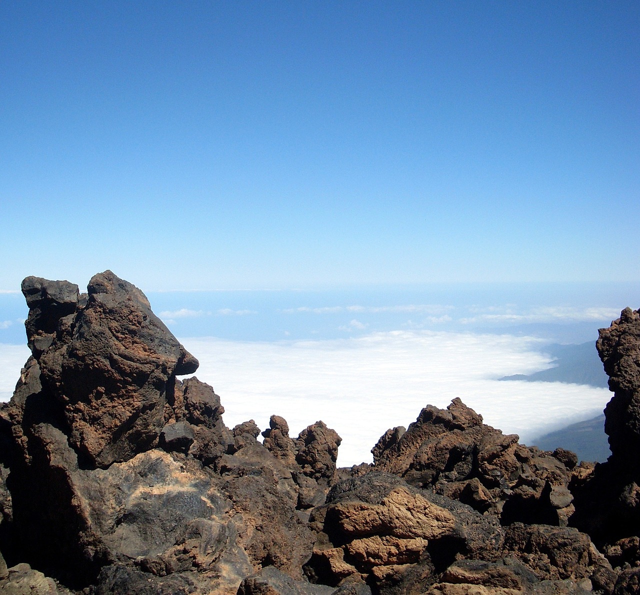 volcanic rock lava teide national park free photo