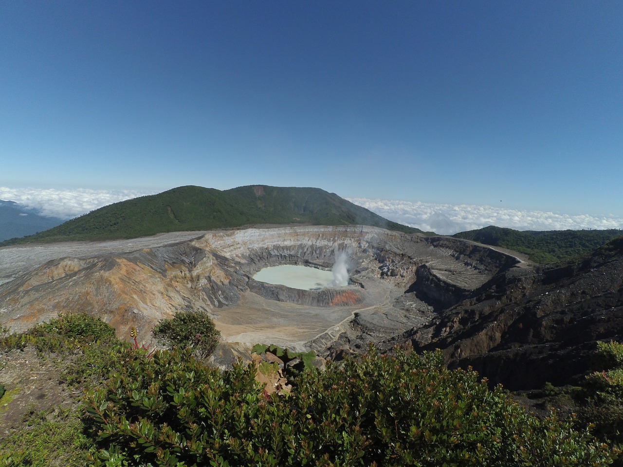 volcano poas volcano costa rica free photo