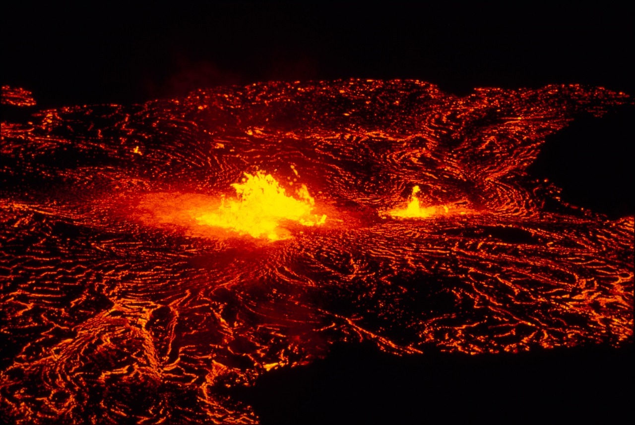 volcano lava eruption free photo